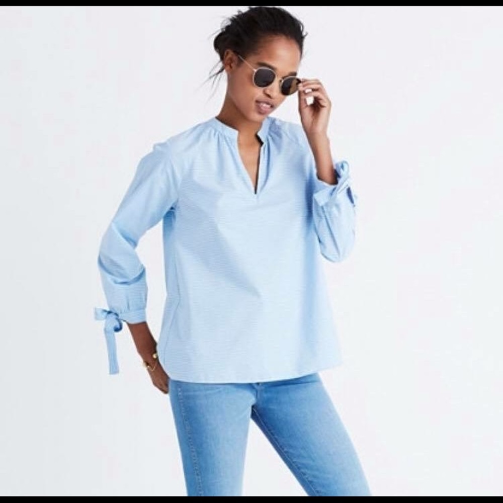 Madewell striped blouse